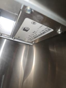 Double shelf stainless steel with 2 Hatco Ultra Glo Ray HGAL-72 warmers with lights