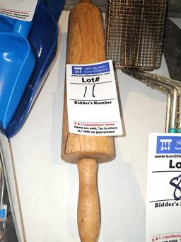 Wooden rolling pin