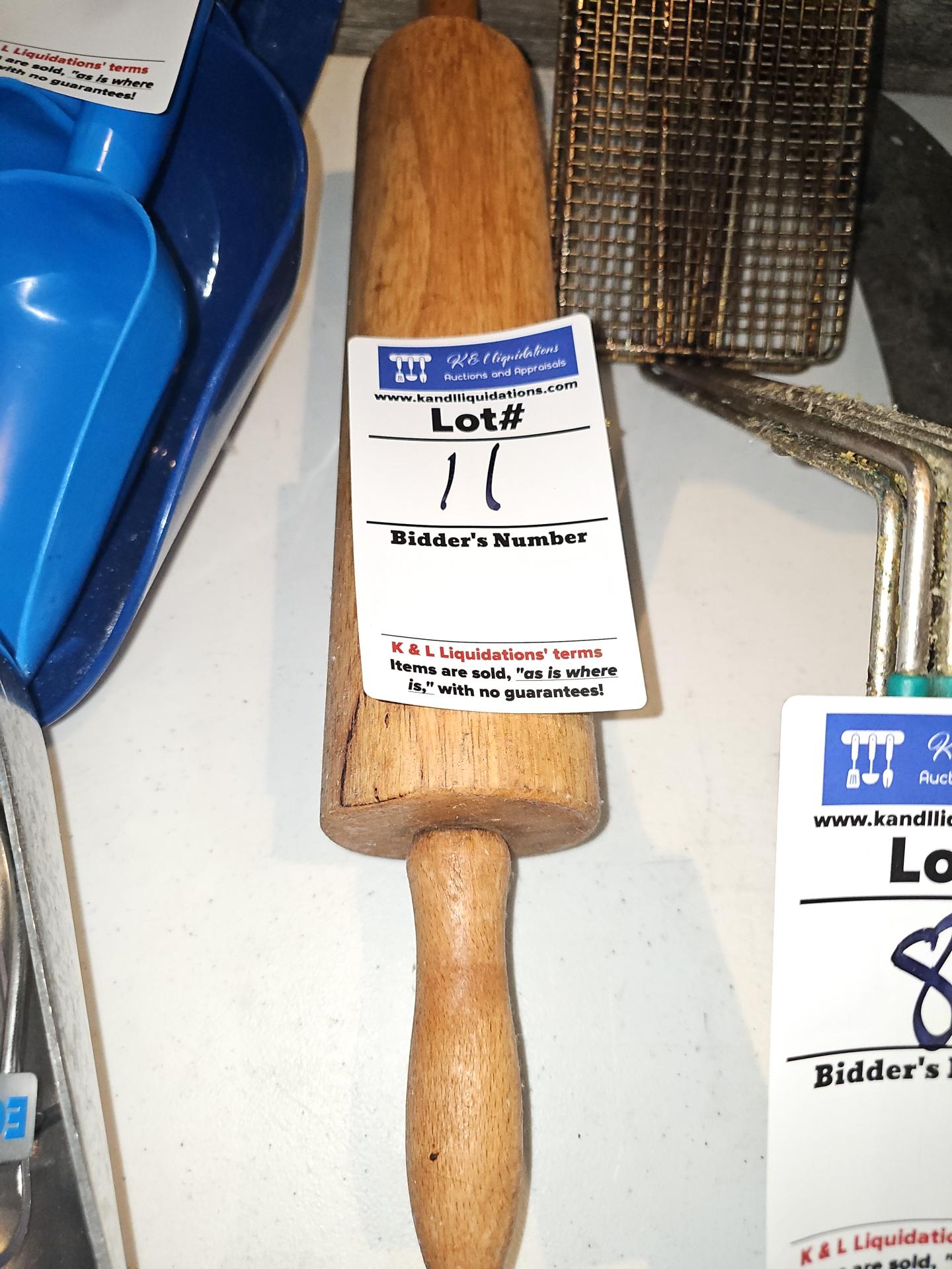 Wooden rolling pin