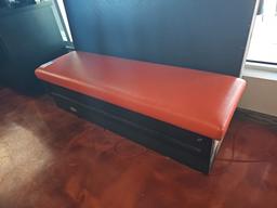 Wooden Bench with back rest 5'