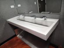 Bradley 5' double faucet sink