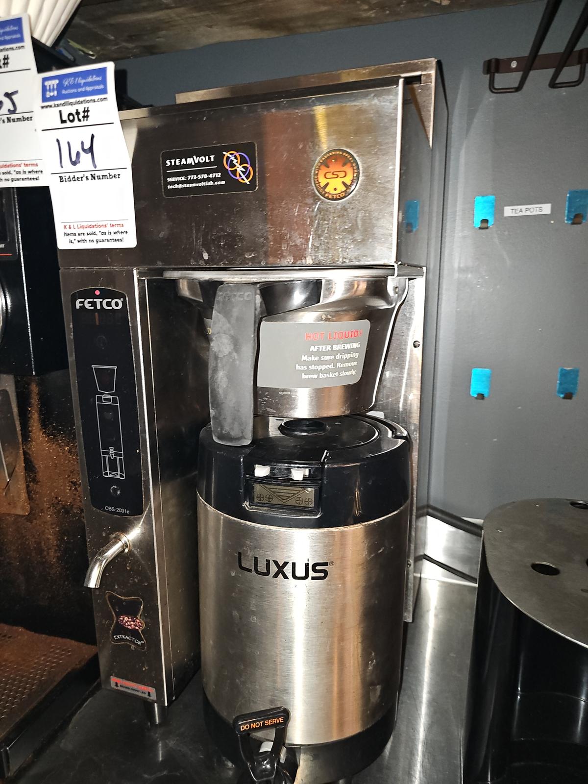 Lux/ Fetco electric coffee brewer