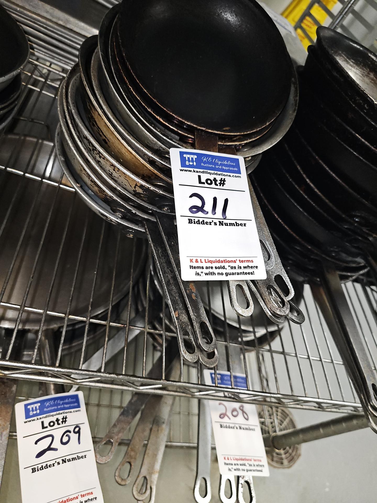 Used Commercial cooking Pans