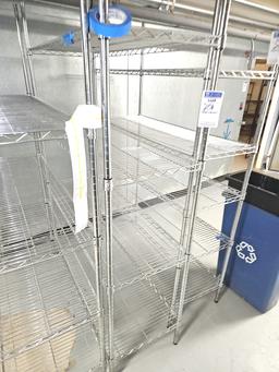 Chrome wire rack 4' x 18"