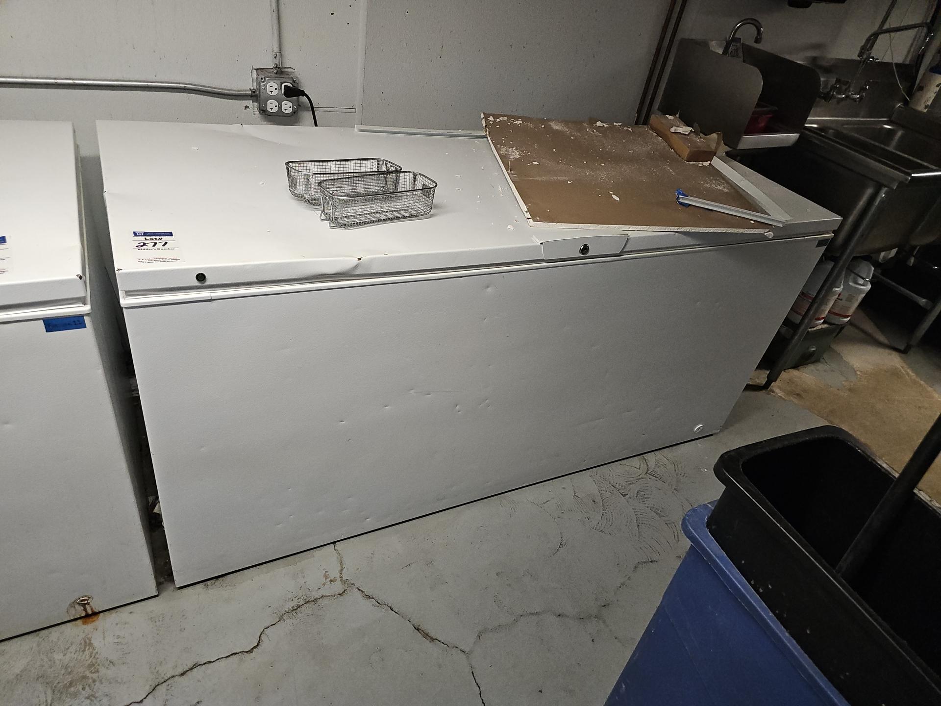 Refrigerated chest freezer 6' x 29"