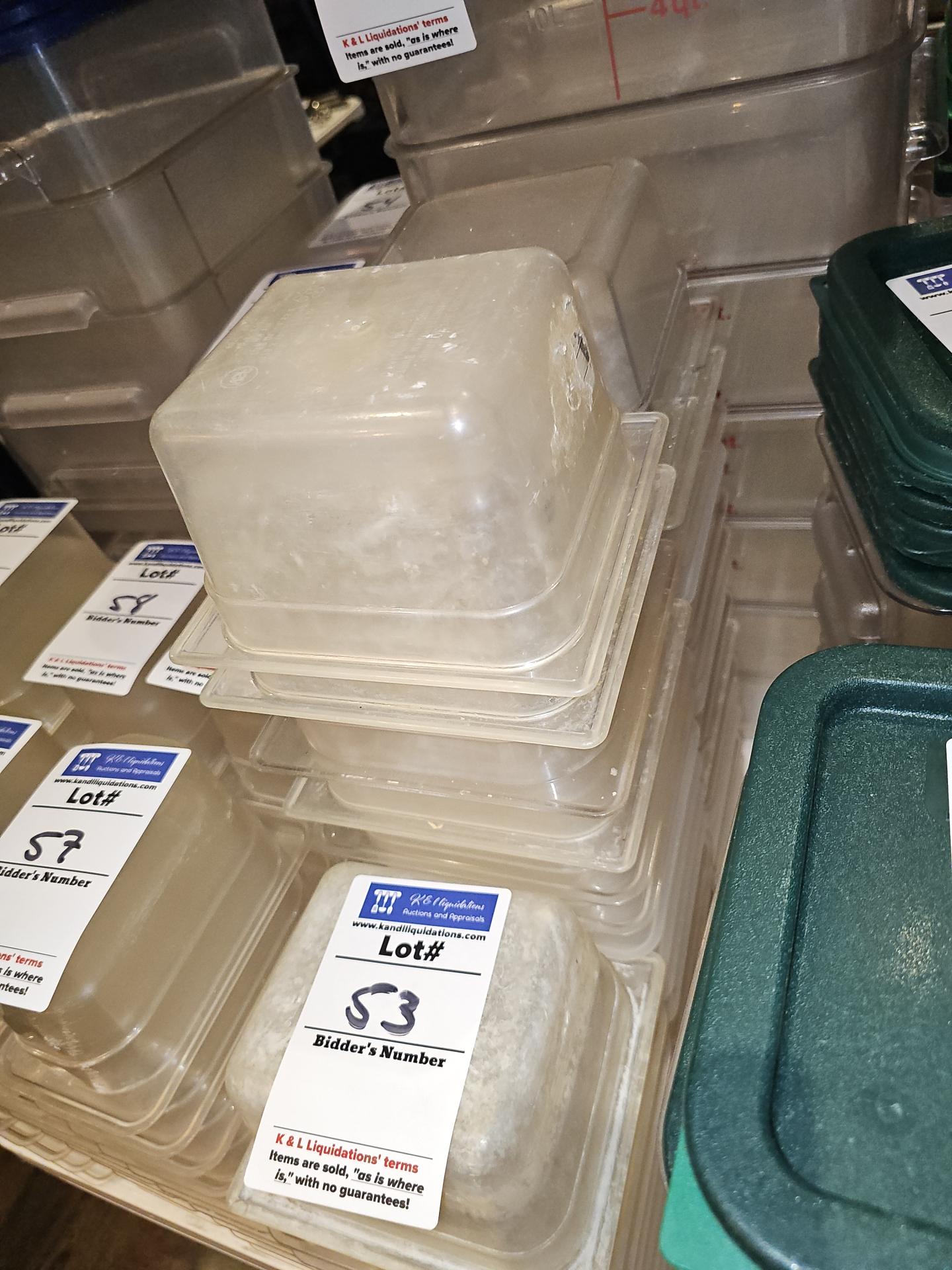 Assorted Cambro ware