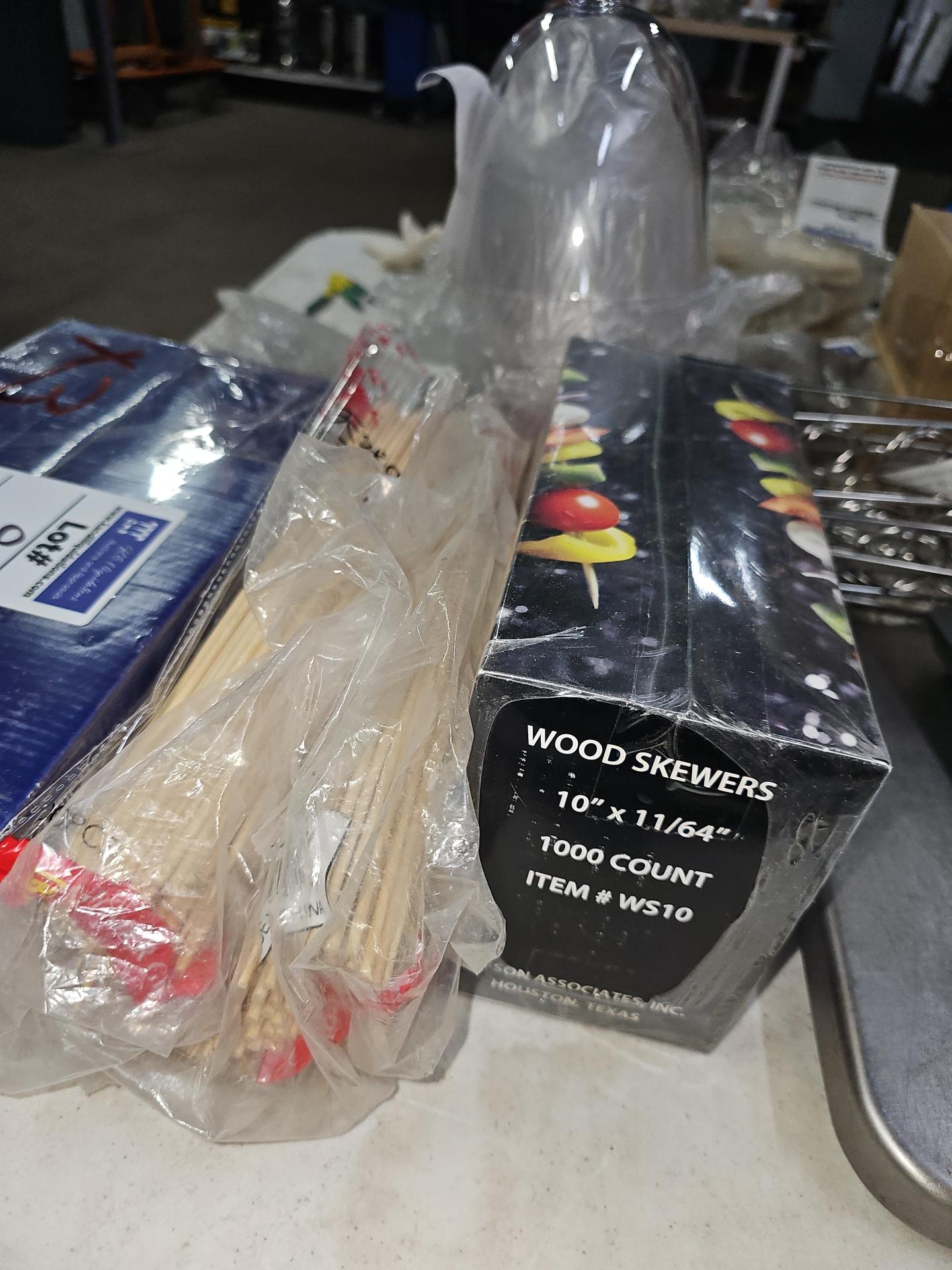 Assorted new wooden picks