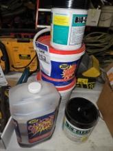 Assorted cleaning supplies