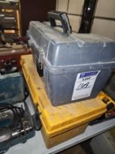 Tools boxes with assorted tools