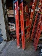 Fiberglass ladders 6' "A" framed