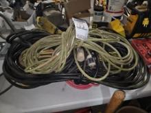 Assorted extension cords