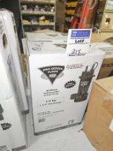 New sump pumps 1/3HP 1 1/2" discharge