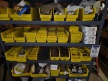 Yellow bin lot on shelf
