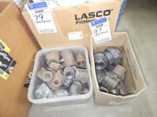 Two Iron fittings in bins