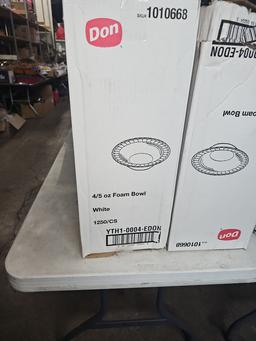 Foam bowls 4/5oz 1250 per case