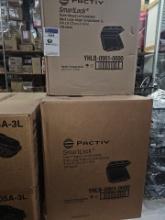 Pactiv smart lock 9" x 9" x 3 1/4" 150/case