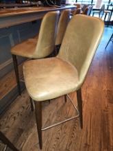 Leather like bar chairs