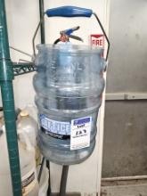 Ice bucket with chrome handle