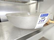 Assorted plastic salad bowls
