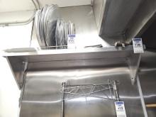 Stainless steel shelf 4' x 12"