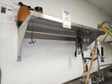 Stainless steel shelf 3' x 16"
