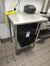 Stainless steel table 24" x 24"