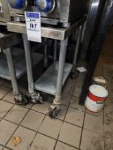Stainless steel equipment stand 12" x 30"
