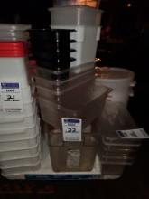 Assorted Cambro containers