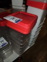 Cambro containers 9" x 9" x 7"