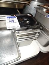 Stainless steel inserts 6.5" x 7"