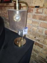 Glass table lamps electric