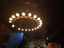 Round wall mounted Chandlier Dining room
