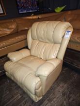 Leather like recliner