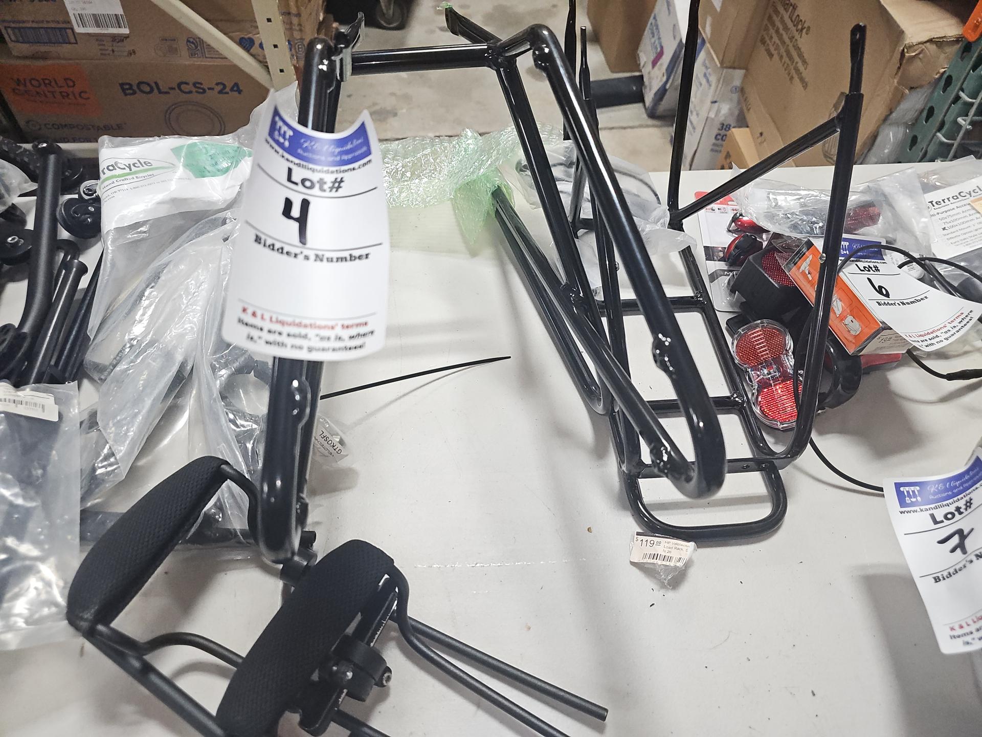 Black coated trike racks NEW