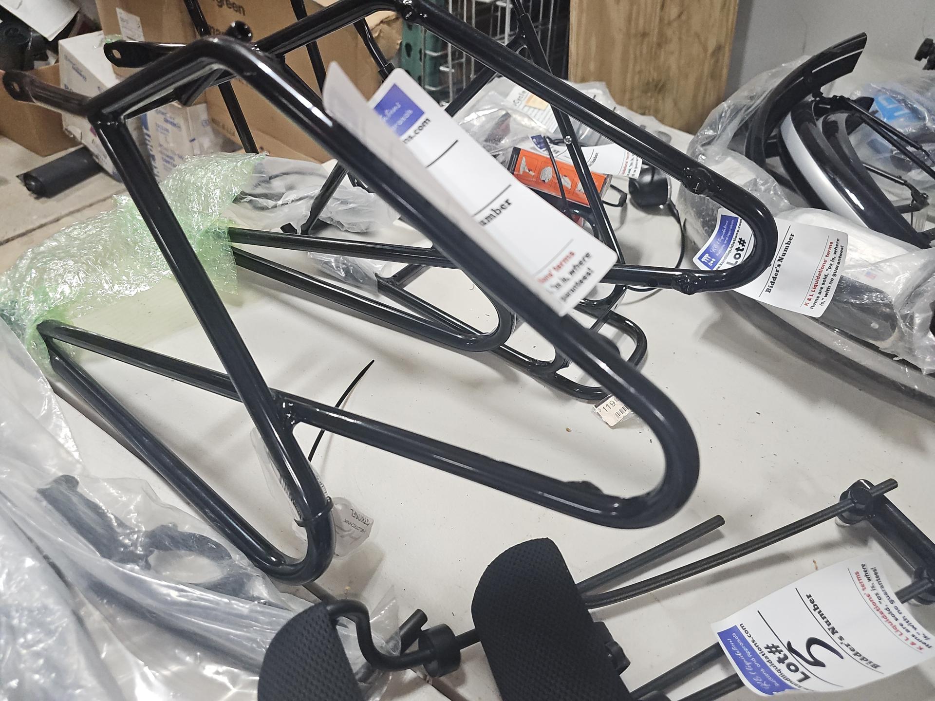 Black coated trike racks NEW