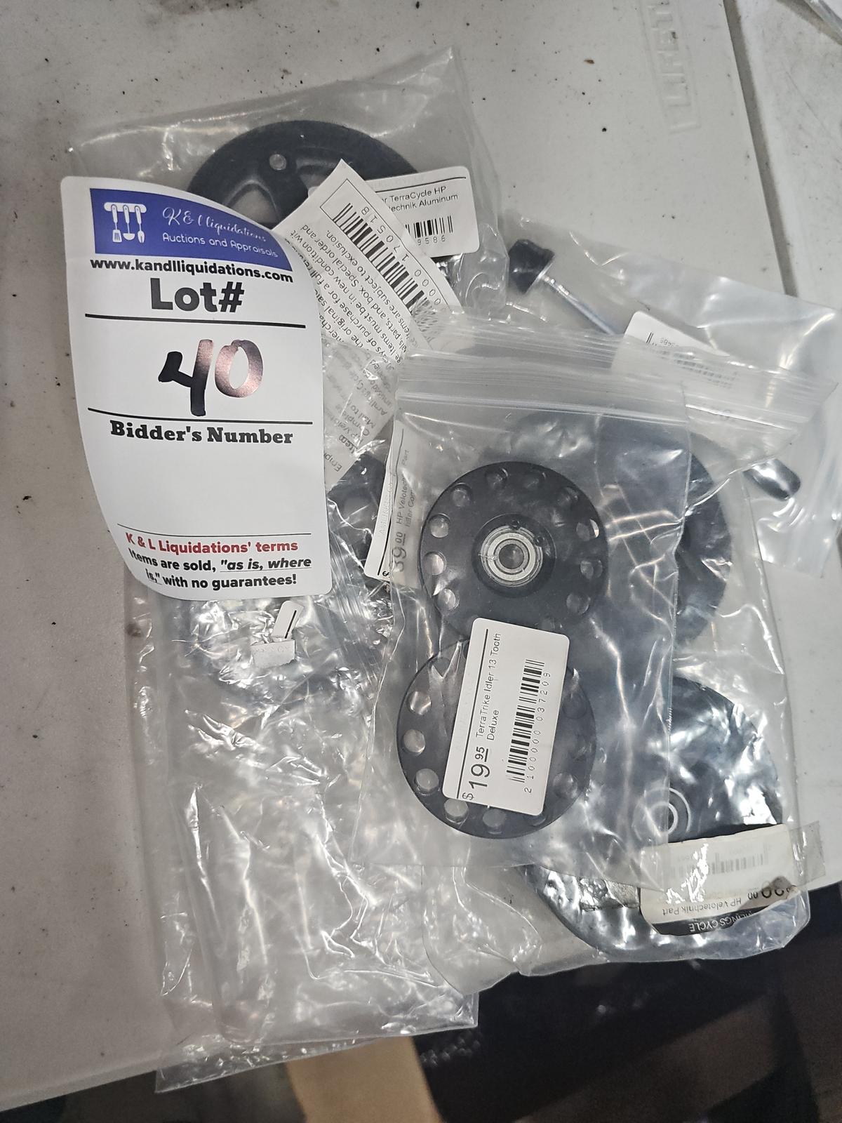 Terra trike Idler 13 tooth and more parts