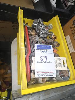 Assorted sprinkler heads and parts