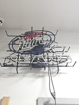 Bears Working neon bar sign