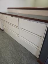 Metal filing cabinets
