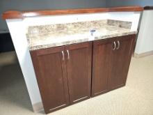 Assorted cabinets 54" x 26"- 75" x 6' L shape