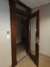 Glass door with frame 3' x 83" door 40" x 102"