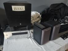 Sound speakers with bass box