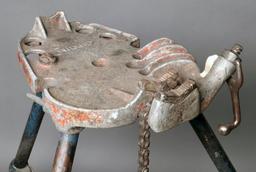Rigid Model-450 steel tri-stand/pipe stand with chain vise