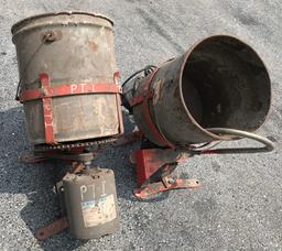 (2) KOL-Mixal, Model M58 five-gallon electric bucket paddle mixers