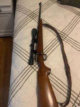 JC HIGGINS MODEL 50 30-06 B.A. RIFLE W WEAVER K6-F SCOPE 583.98