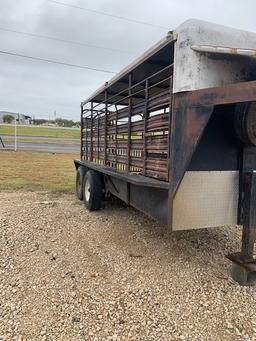 GOOSENECK STOCK TRAILER