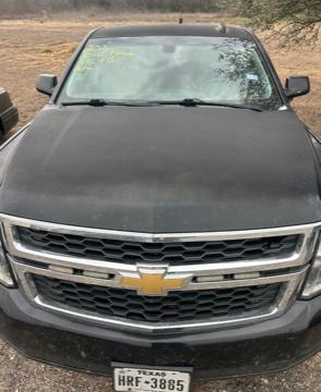 2016 BLACK CHEVY TAHOE