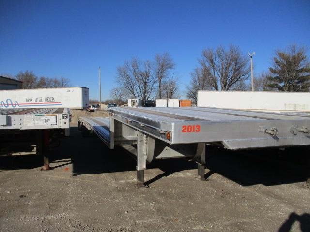 2013 EAST 53 Ft. Polished Aluminum Drop Deck