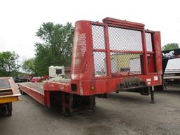 2000 LANDOLL 48 Ft. Traveling Axle Machinery Trailer