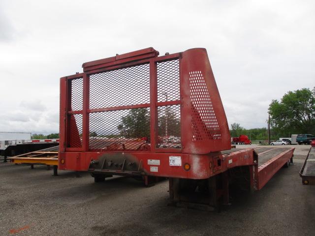 2000 LANDOLL 48 Ft. Traveling Axle Machinery Trailer